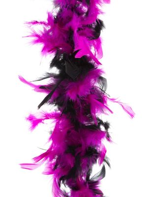 Federboa 2m Schwarz/Fuchsia 45gr
