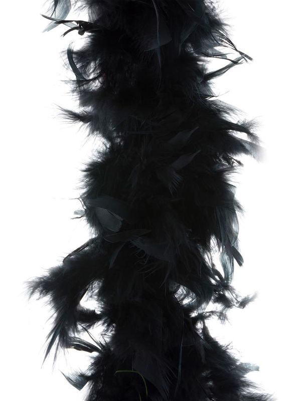 Federboa 2m Schwarz 90gr