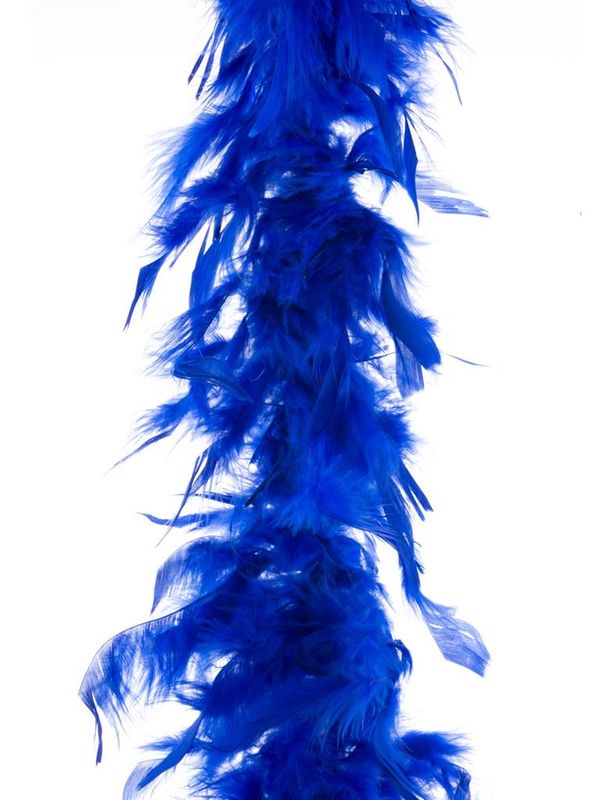 Federboa 2m Dunkelblau 45gr