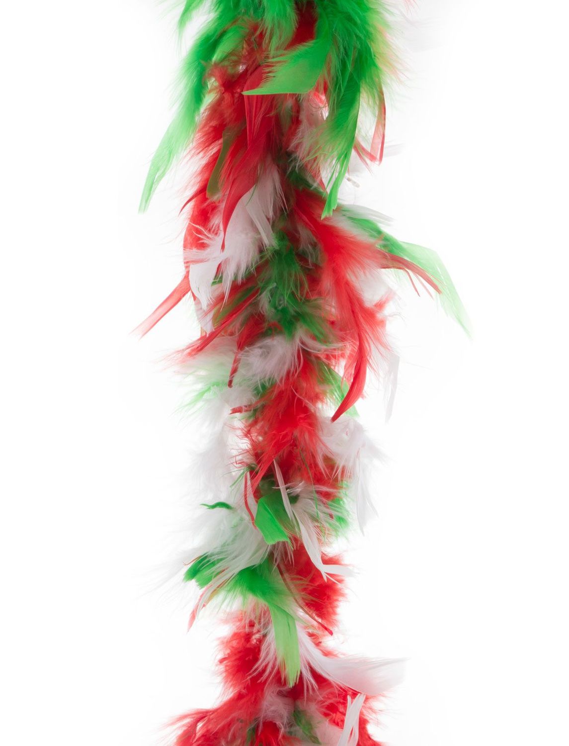 Federboa 2m Grün/Weiß/Rot 45gr