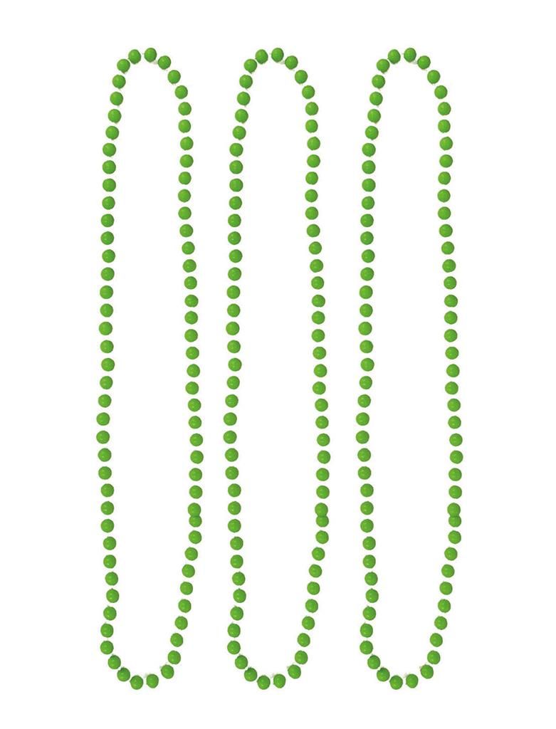 3 halskettingen fluo groen 40 cm 3 halskettingen fluo groen 40 cm