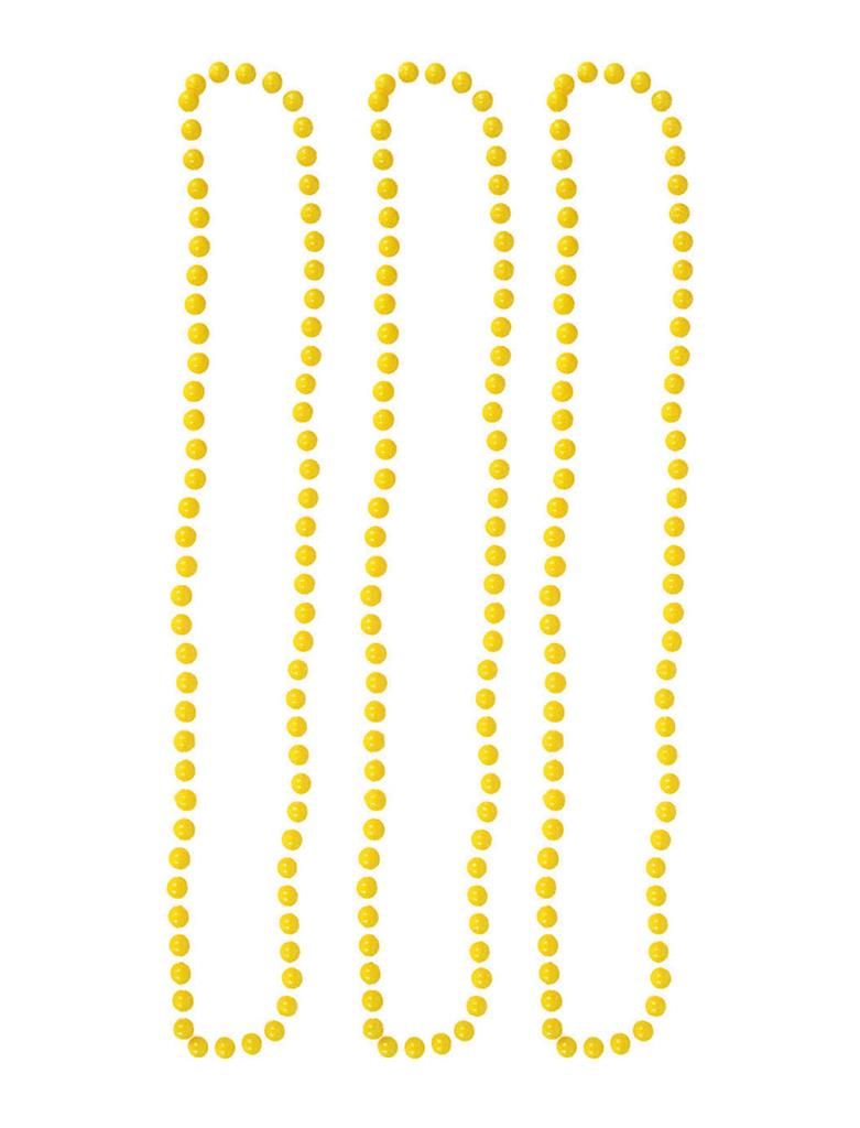Perlenkette Neon Gelb 3 Stk. Perlenkette Neon Gelb 3 Stk.