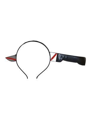Haarreif Messer durch Kopf