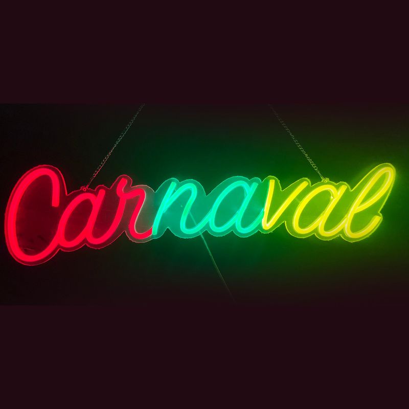 LED LED "Carnaval" Neon Zeichen