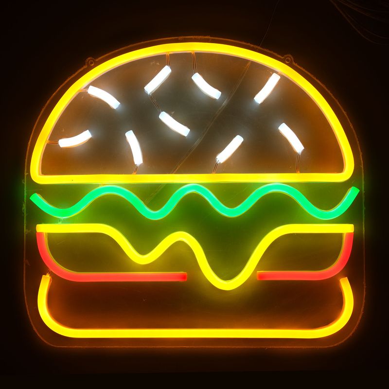 LED LED "Hamburger" Neon Zeichen