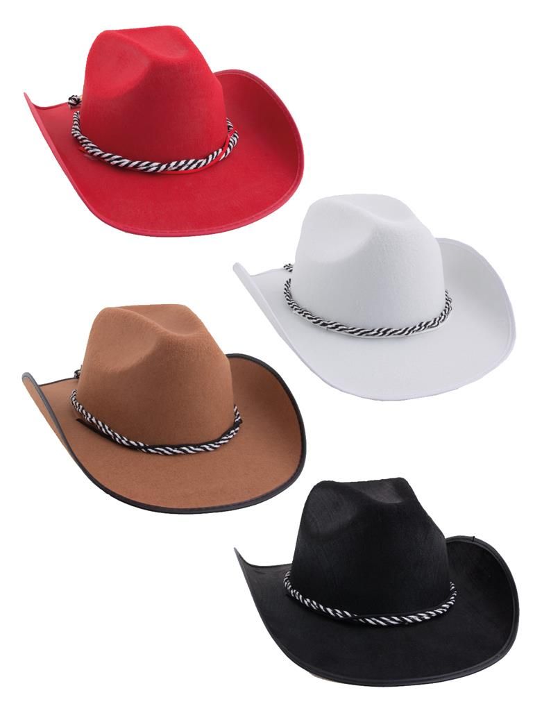 Cowboyhoed Bonanza 4 kleuren Cowboyhoed Bonanza 4 kleuren