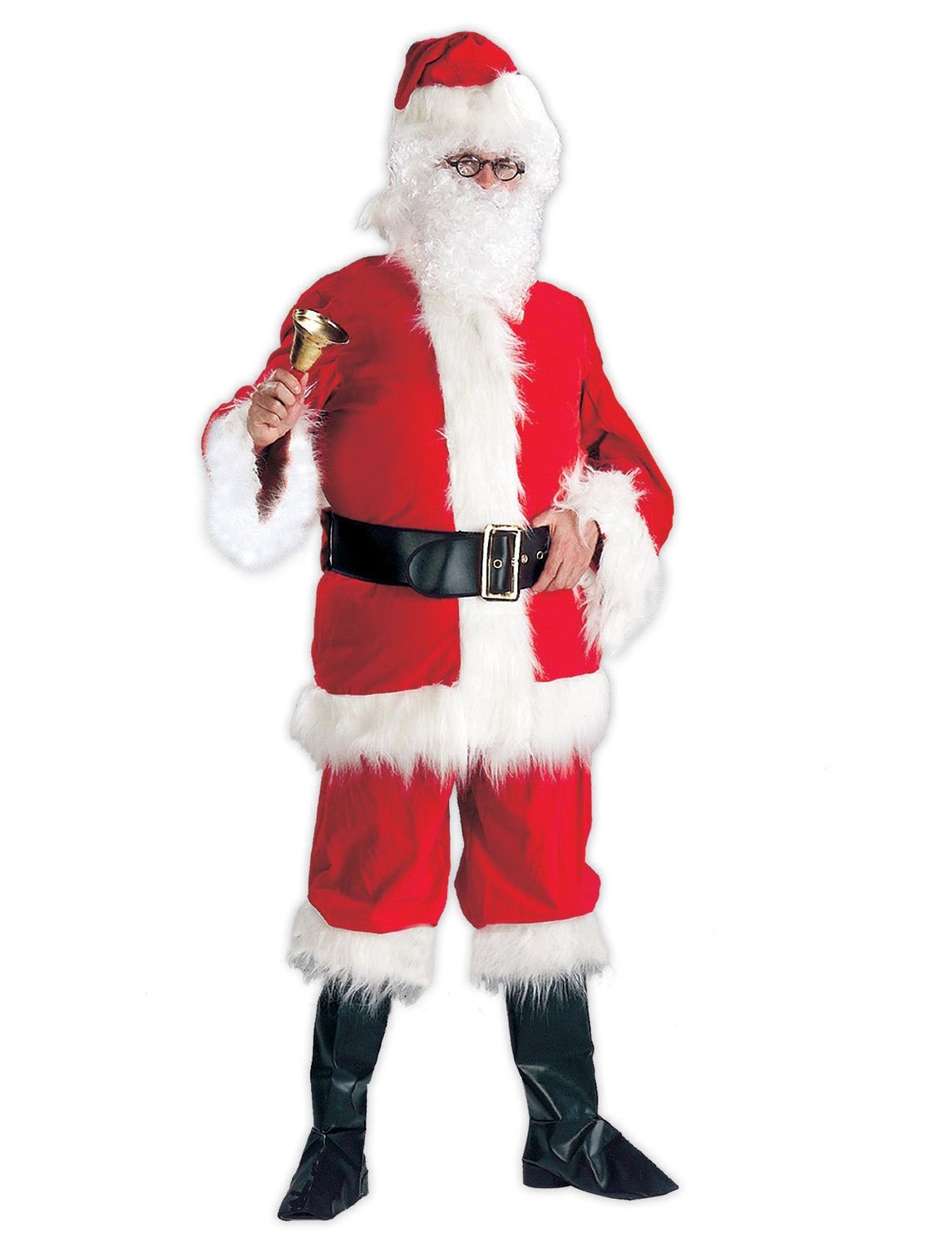 Kostüm Weihnachtsmann Deluxe 5-tlg. Rot Herren