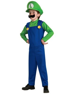 Mario Bros Luigi 3-tlg. Kinder