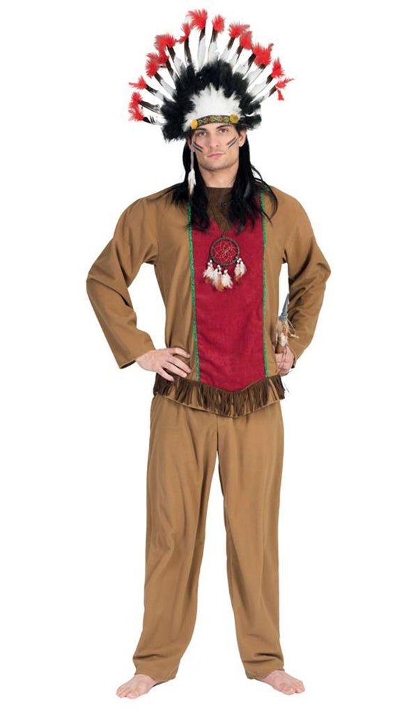 Indianderkostüm Chef Eagle 2-tlg.