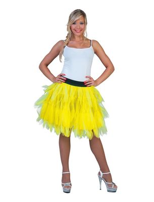 Petticoat Fluo Geel Dames Petticoat Fluo Geel Dames