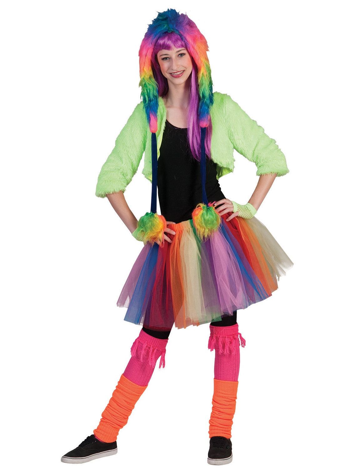 Petticoat Regenboog Tulerok Dames Petticoat Regenboog Tulerok Dames