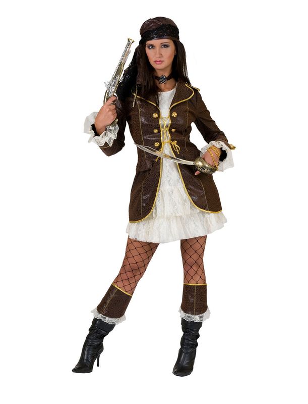 Piratin Florence Damenkostüm Piratin Florence Damenkostüm