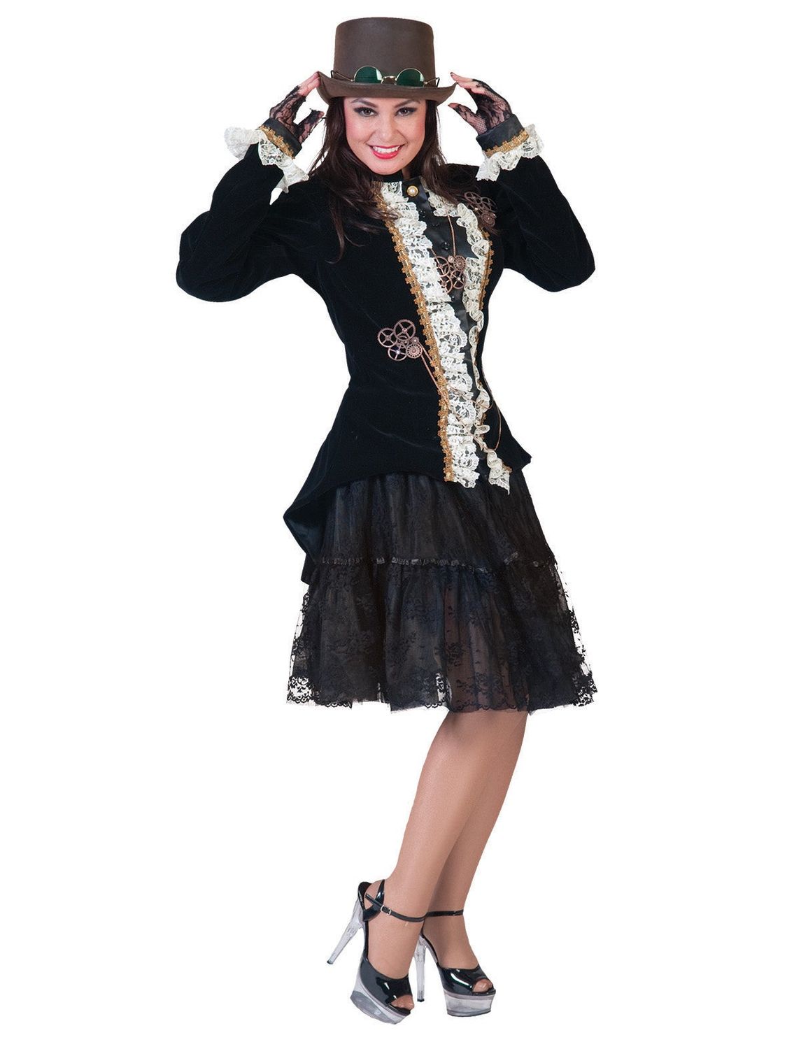 Jacke Steampunk Luna Damen