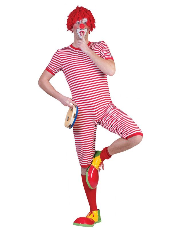 Ringelanzug Rot/Weiß