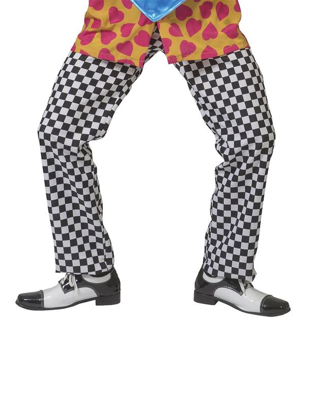 Hose Kariert Schwarz/Weiß