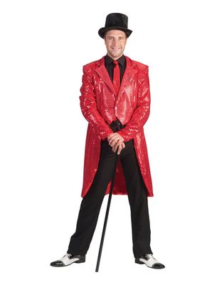 Paillettenfrack Sönke Rot Paillettenfrack Sönke Rot