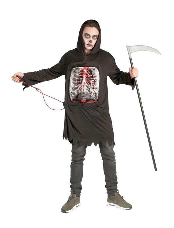 Umhang Horror mit Brustteil