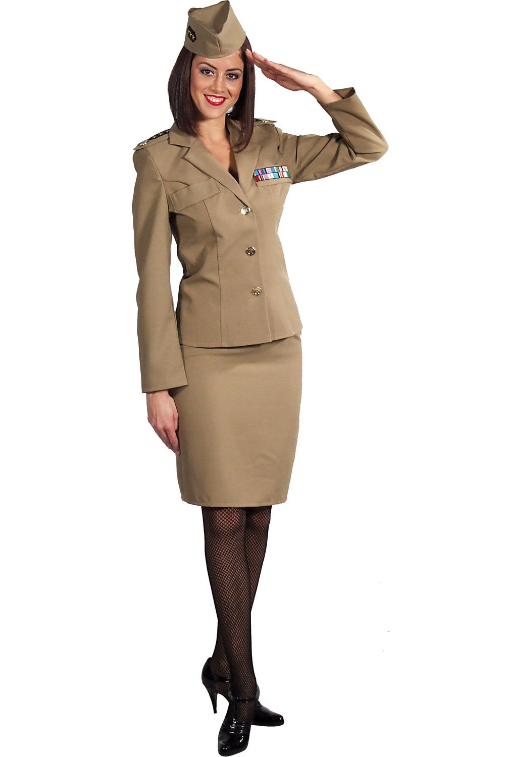 Andrew Sisters Uniform Dames 3-dlg.