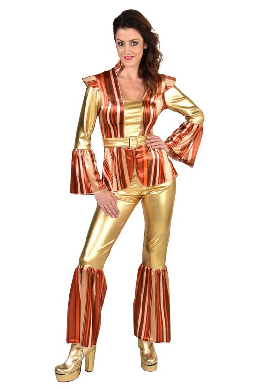 Disco Kostüm 3-tlg. 70er Jahre Damen Disco Kostüm 3-tlg. 70er Jahre Damen
