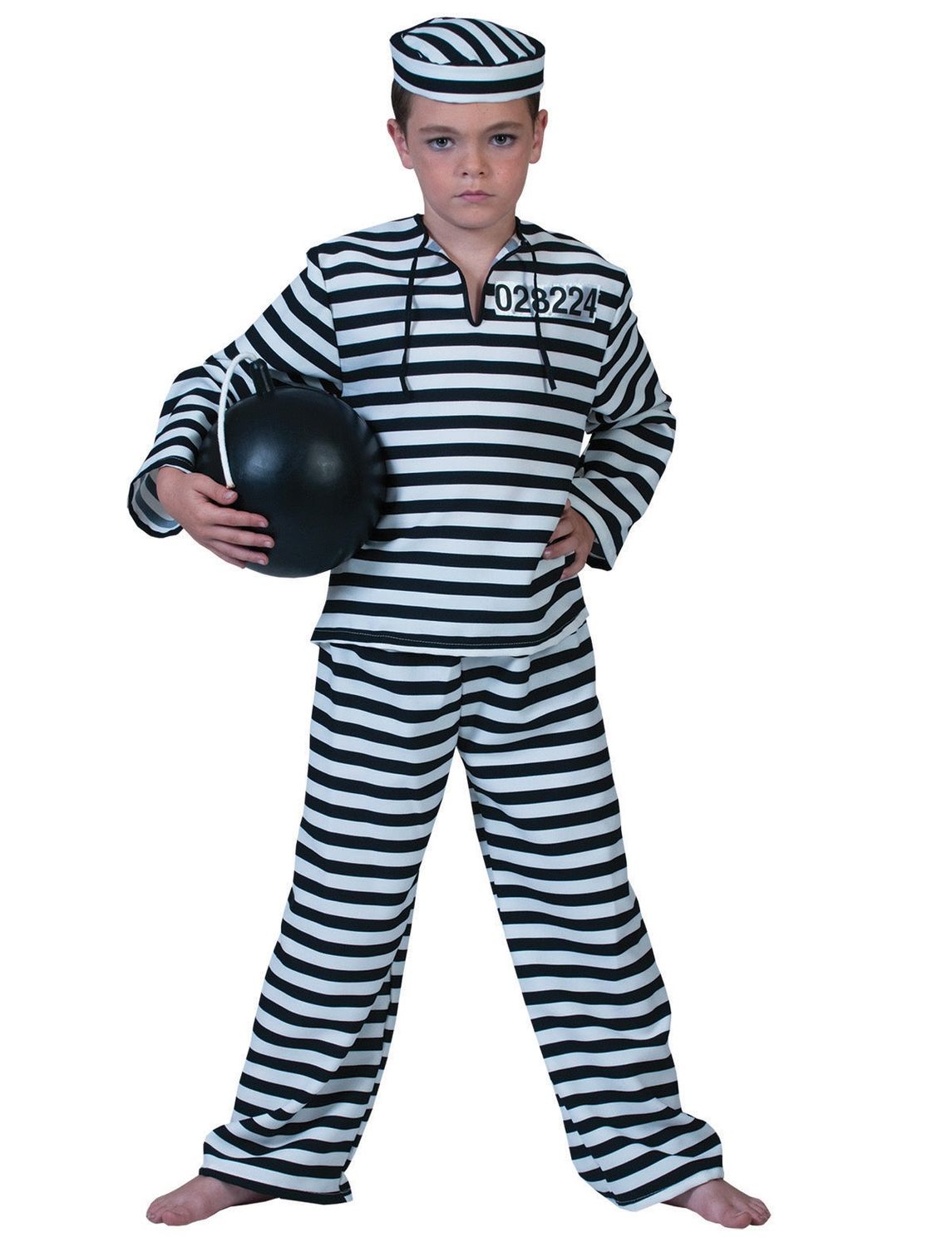 Sträflingkostüm Kinder