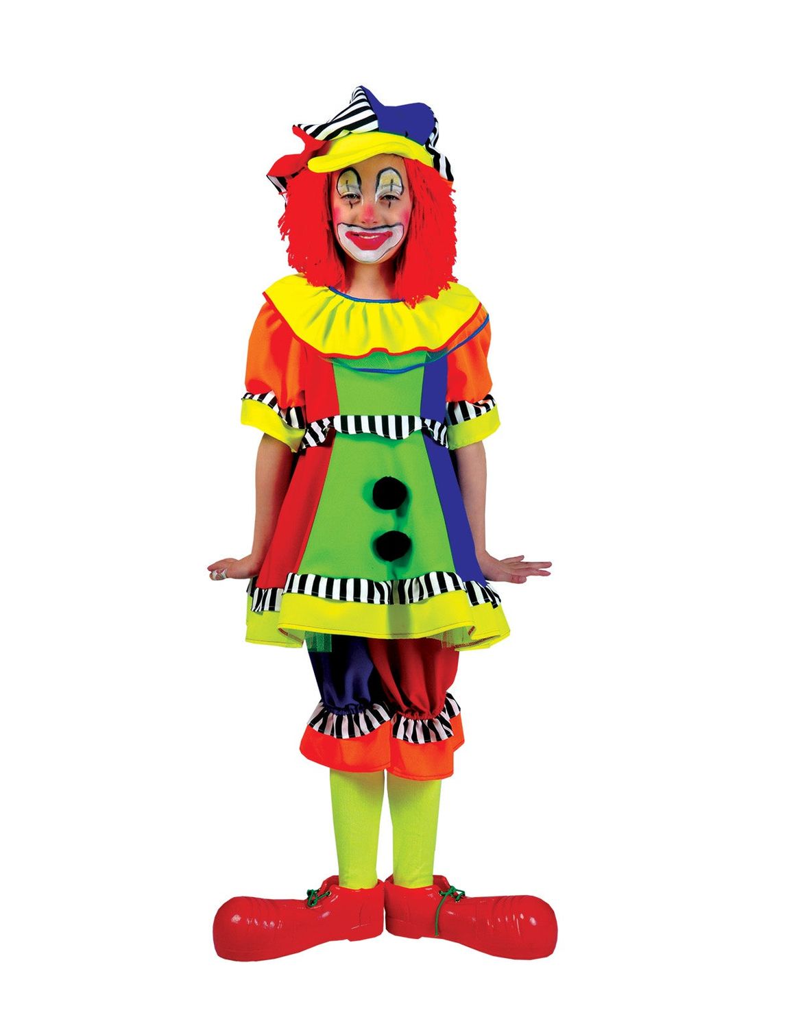 Spanky stripes clown Olivia