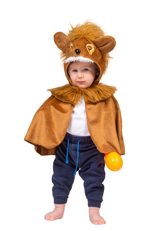 Baby Löwen-Cape mit Kapuze