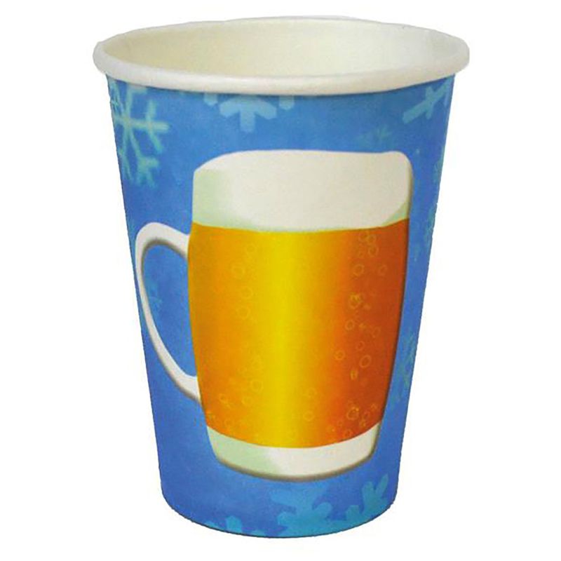 8 Pappbecher Bierkrug