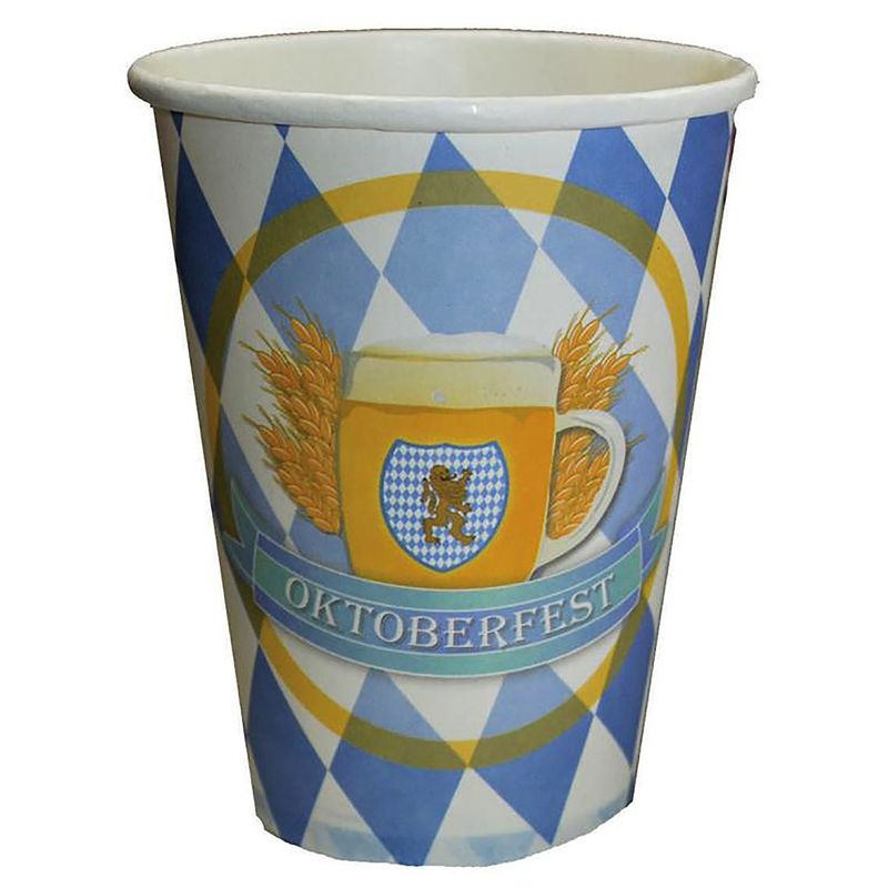 8 Pappbecher Oktoberfest