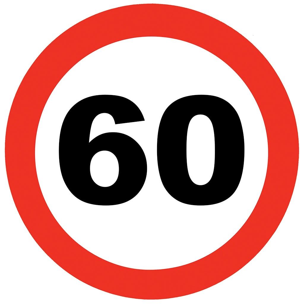 Wanddecoratie traffic 60 jaar