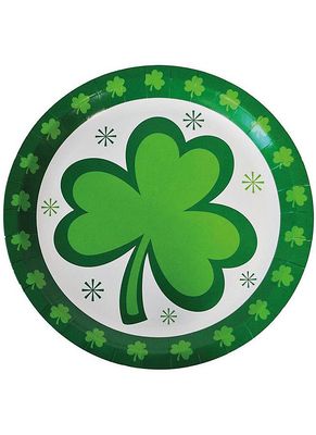 8 St. Patrick's Day Pappteller 23cm 8 St. Patrick's Day Pappteller 23cm