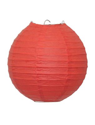 Papier Lampion 25cm Rot