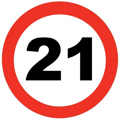 Wanddeko 21. Geburtstag Wanddeko 21. Geburtstag