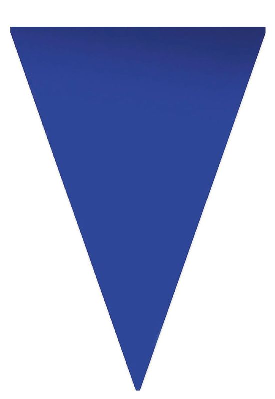 Vlaggenlijn 5m 10 vlaggen blauw