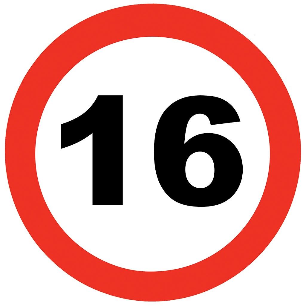 Wanddecoratie traffic 16 jaar