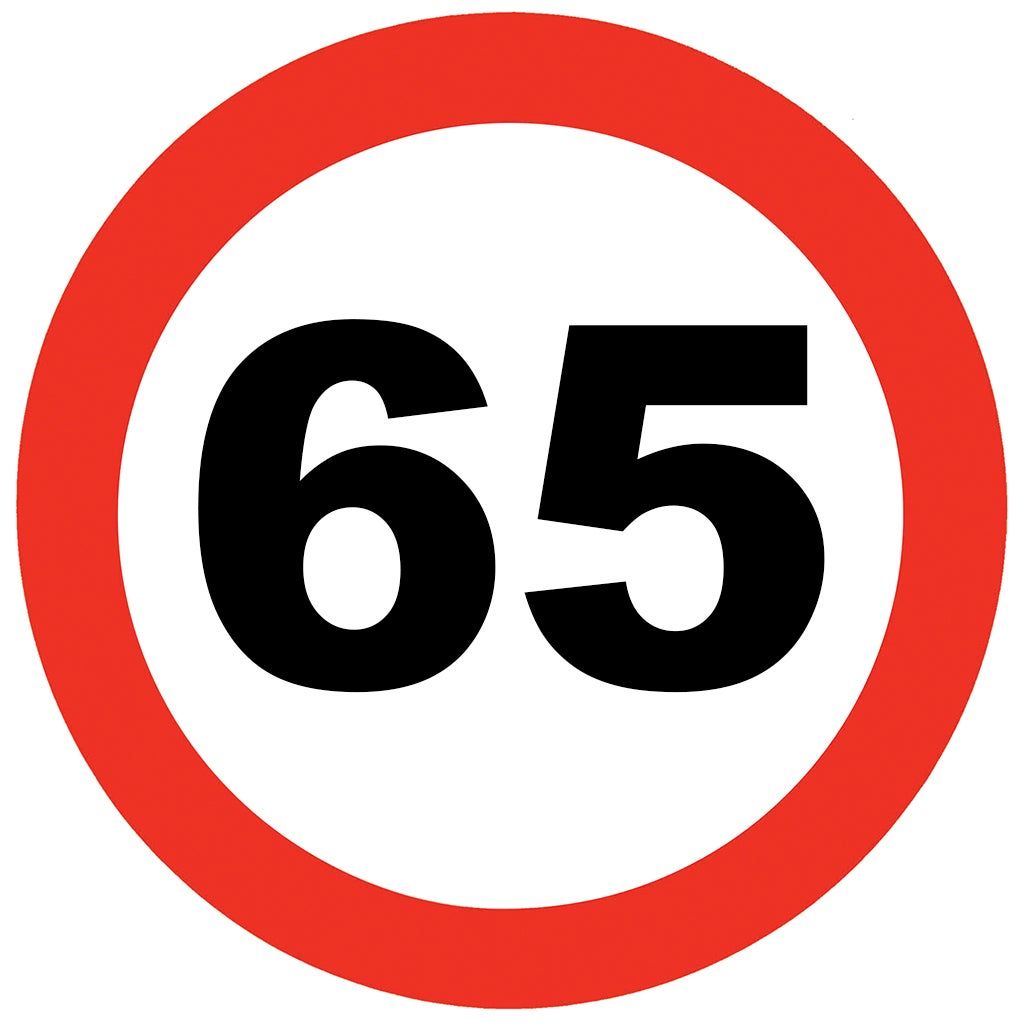 Wanddecoratie traffic 65 jaar