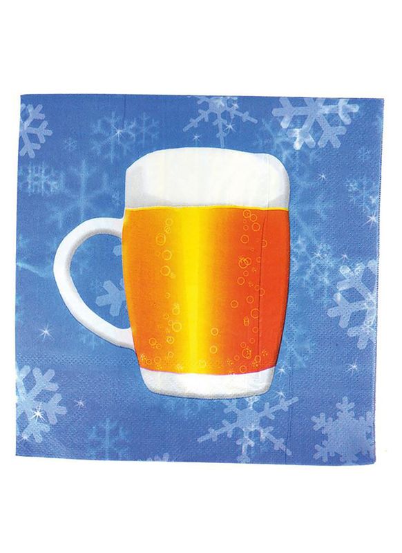 Servietten Bierkrug 16er-Pack