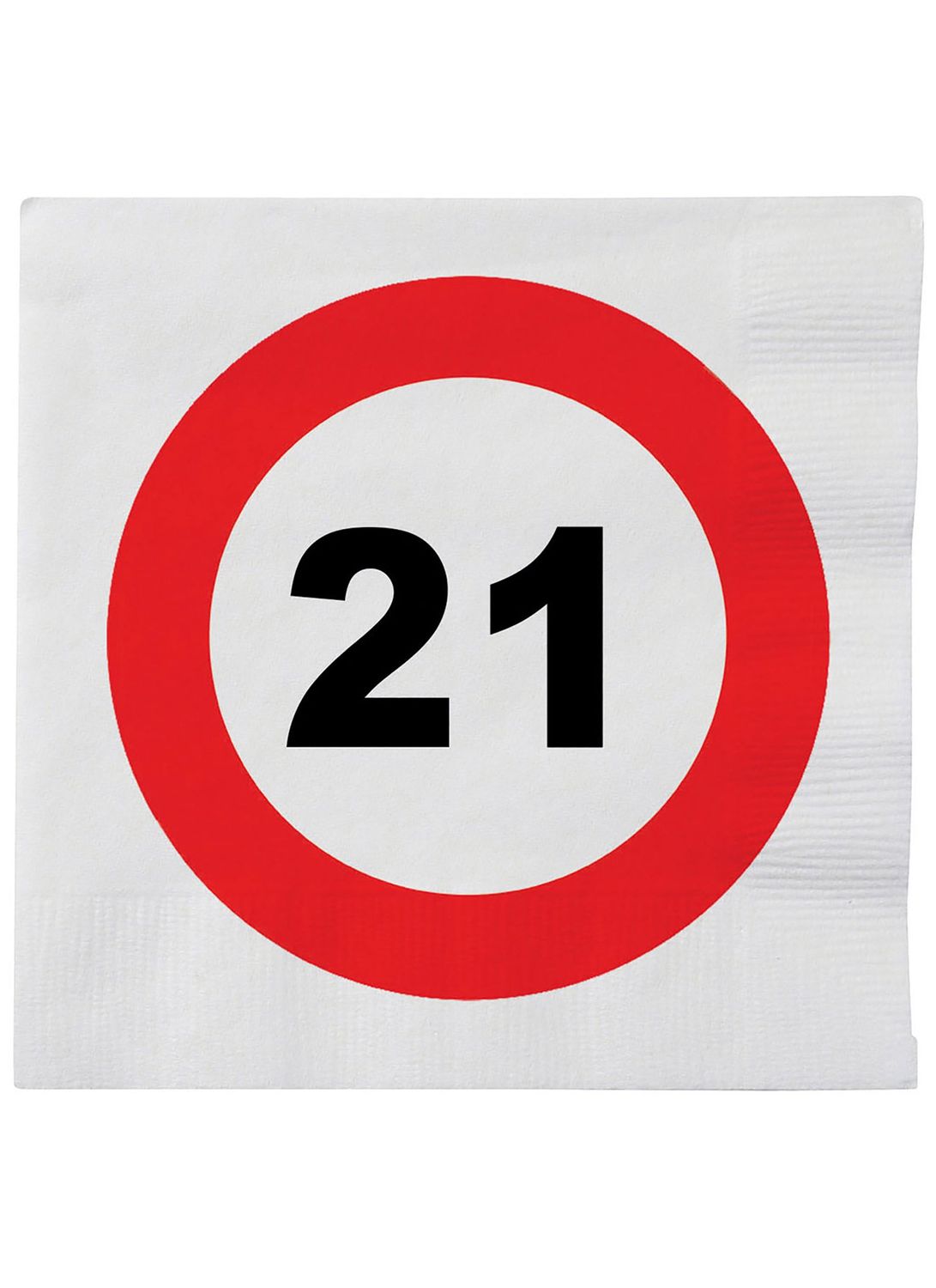 Servietten 20er-Pack 21. Geburtstag