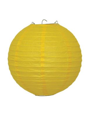 Papier Lampion 25cm Gelb