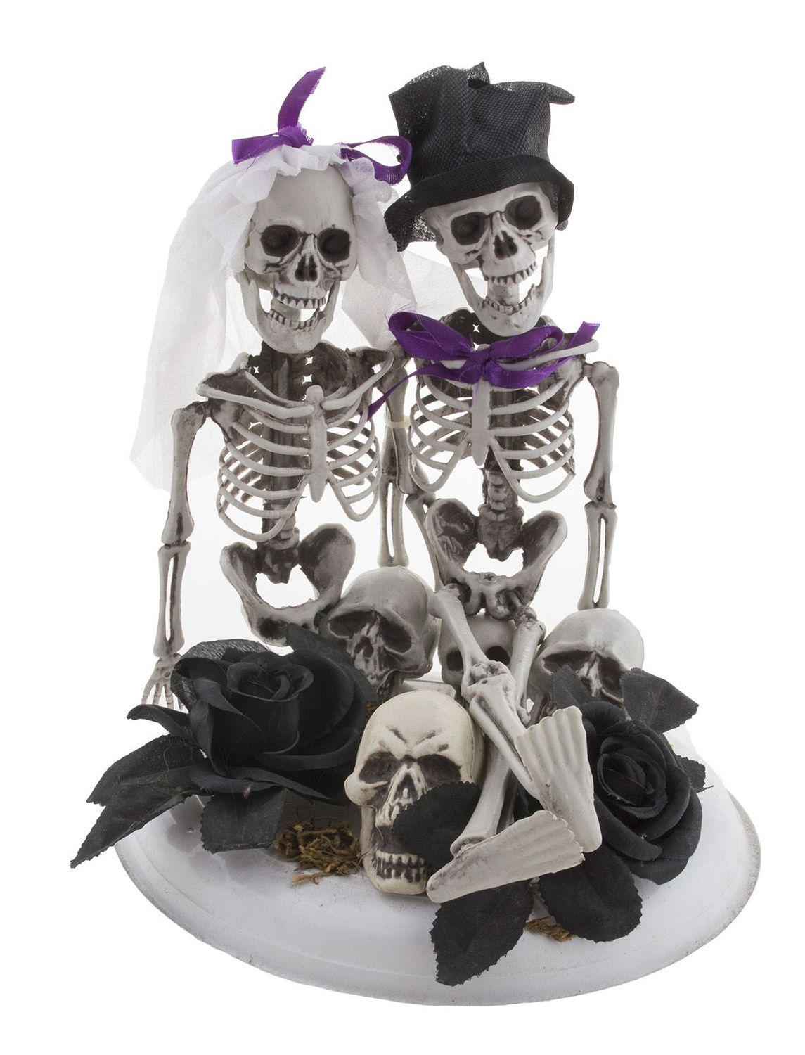 Dekofigur Skelett Braut und Bräutigam