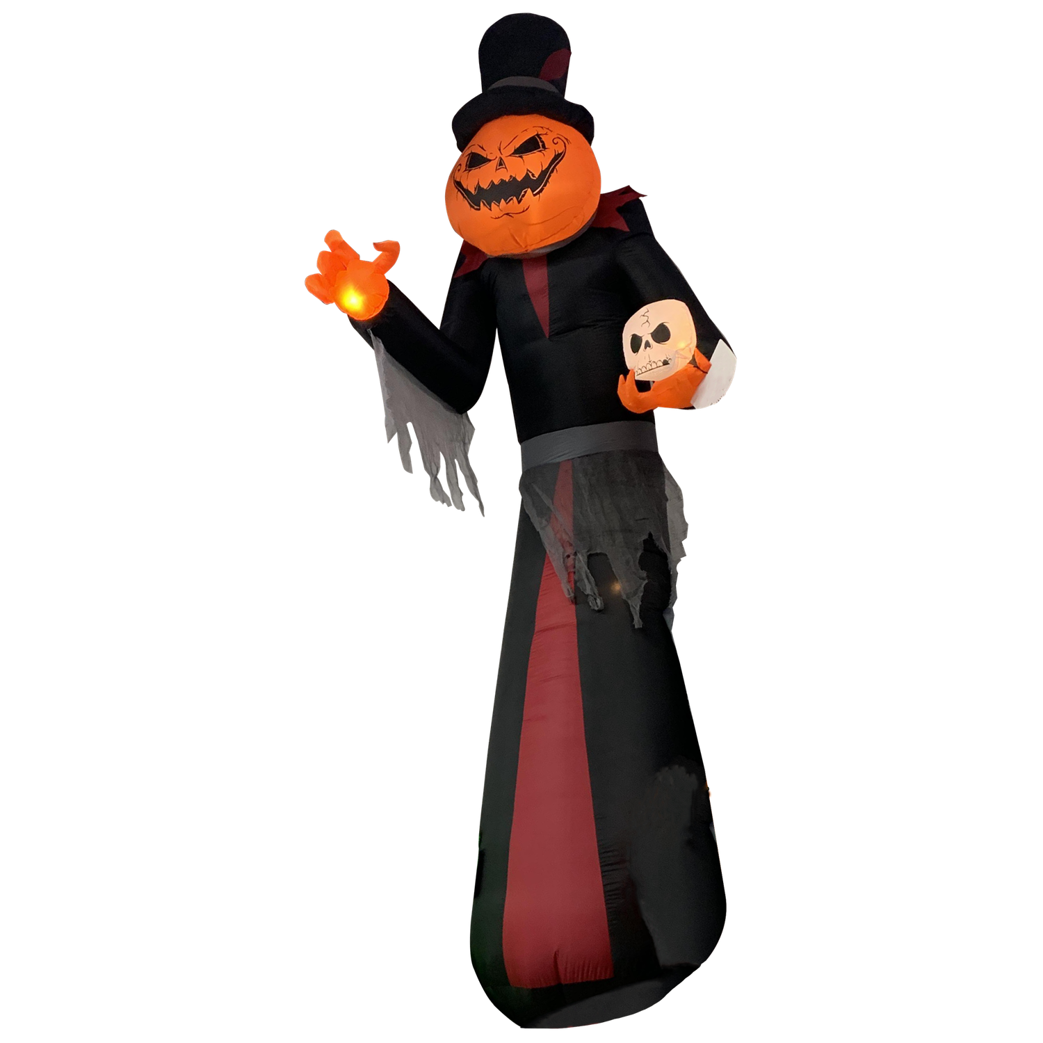 Aufblasbares Kürbis mit Licht