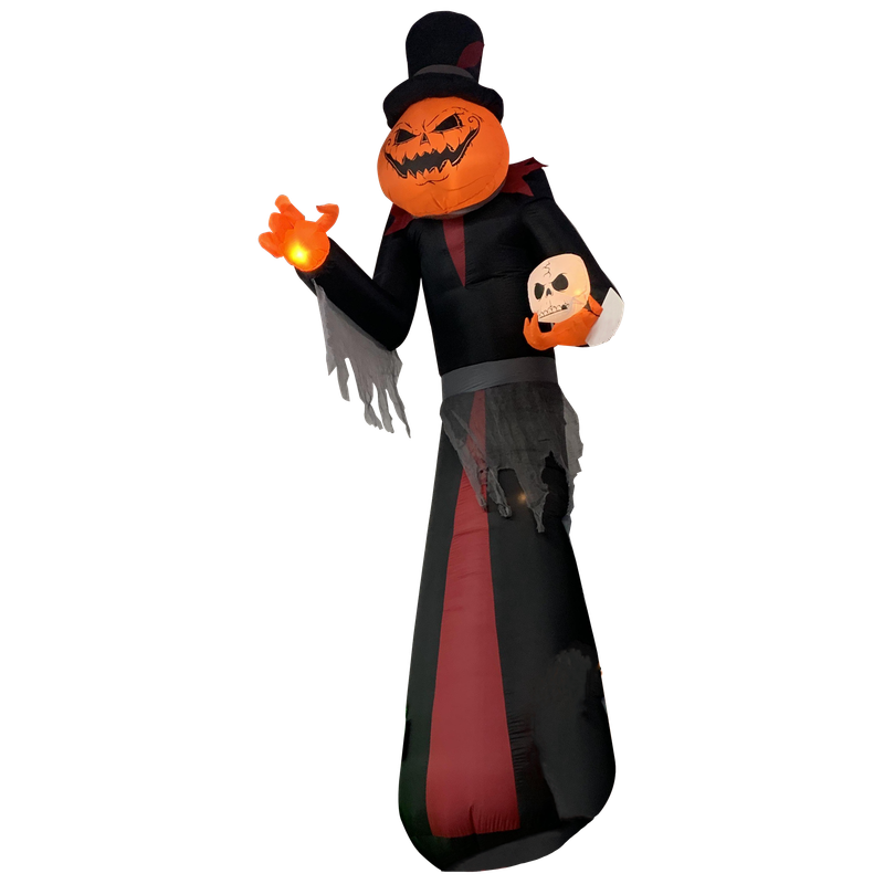 Aufblasbares Kürbis mit Licht