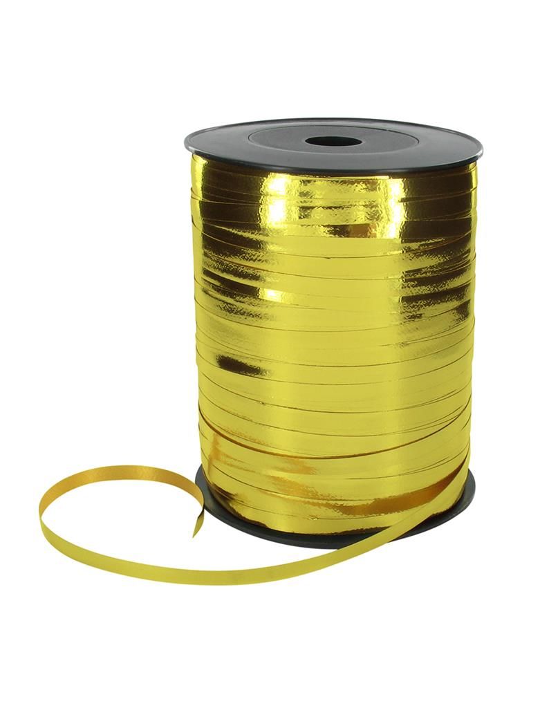 400m Geschenkband Metallic-Gold