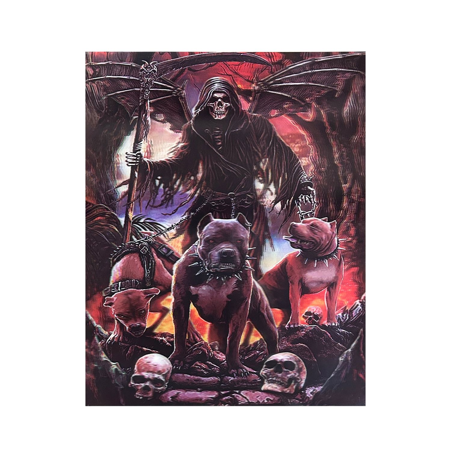 Hologramm 5D-Poster Böse Hunde Hologramm 5D-Poster Böse Hunde