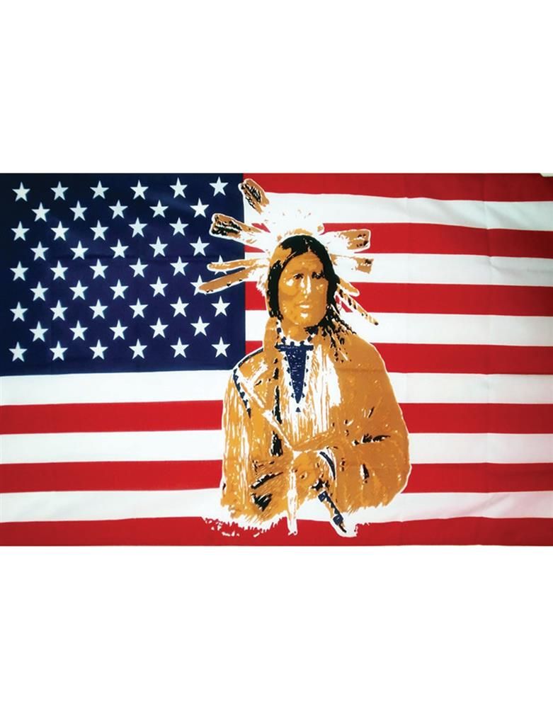 Vlag 90 x 150 cm Native USA