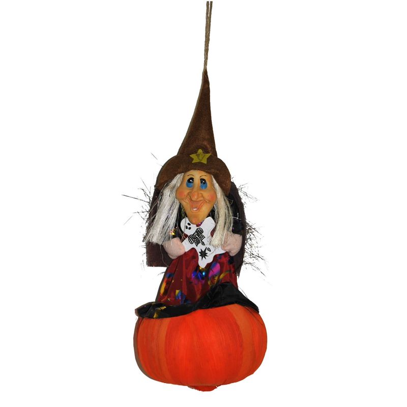 Hängefigur Kürbis Hexe 42cm
