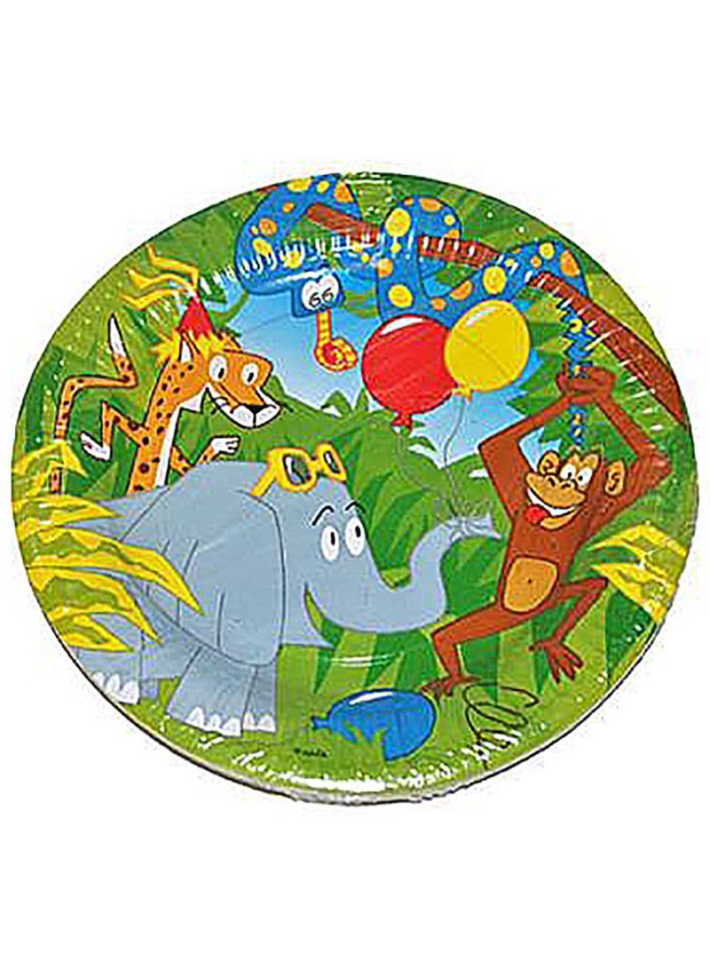 8 Pappteller Jungle 23cm 8 Pappteller Jungle 23cm