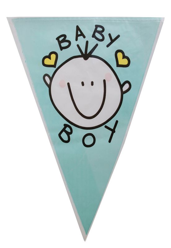 Wimpelkette Baby Boy 6m