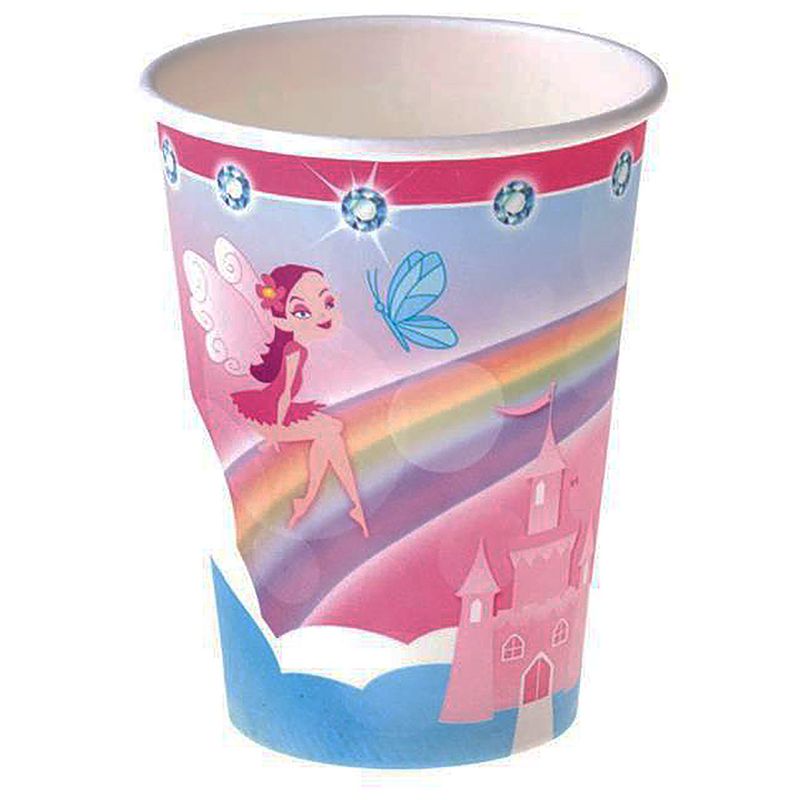 8 Pappbecher Schmetterling