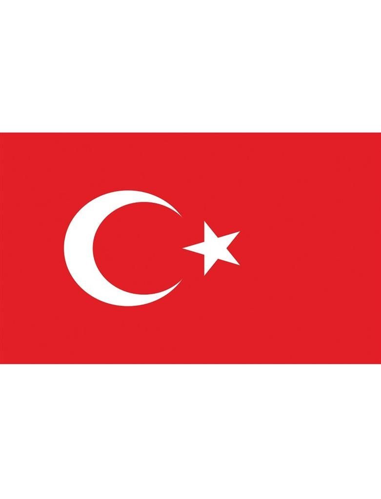 Vlag 150 x 90 cm Turkije Vlag 150 x 90 cm Turkije