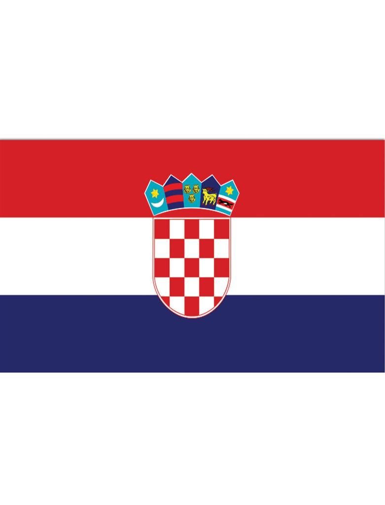 Vlag 150 x 90 cm Kroatië Vlag 150 x 90 cm Kroatië